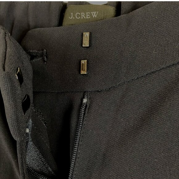 J. Crew Tall pull on easy pant in matte crepe dress pants Navy G8705 NEW Size 4 - Picture 7 of 7